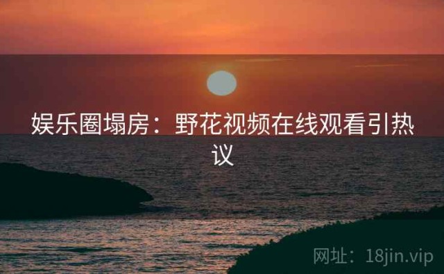 娱乐圈塌房：野花视频在线观看引热议